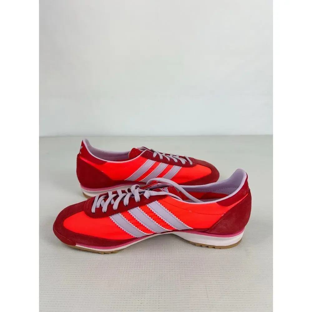 Adidas Women's SL72 OG Originals Size 9 Solar Red Lavender JH7392 Athletic New